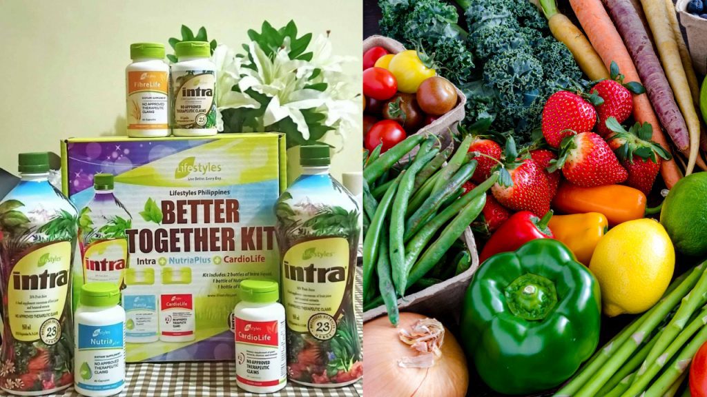 Lifestyles products and variety of foods for proper nutrition